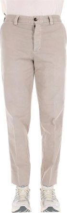 Haikure Heren, Broeken, Beige, Maat: W33 Katoen