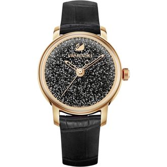 Swarovski Dames, Accessoires, Zwart, Maat: ONE Size Leer