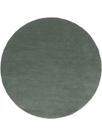 benuta Alfombra de lana redonda verde &oslash; 200 redondo