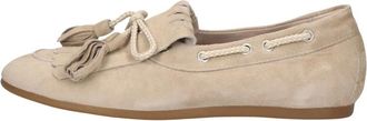 Stefano Lauran Schoenen, Dames, Beige, 40 EU, Leer, Michela Loafers