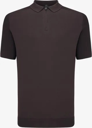 Genti Polo Half Zip | Bordeaux