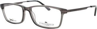 Chesterfield Mens Transparent Rectangular Eyeglass Frames Ch-107Xl