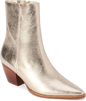 Matisse Footwear Womens Caty Ankle Boot In Gold