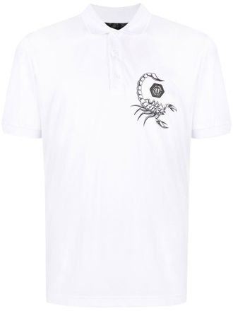 Philipp Plein Polo a maniche corte - Bianco