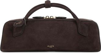 Alaia Teckel Suede Clutch