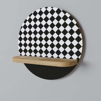 OEM Geometr&iacute;a De Cuadr&iacute;cula Estante Redondo