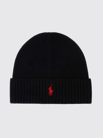 Polo Ralph Lauren Berretto beanie in lana con logo Pony ricamato