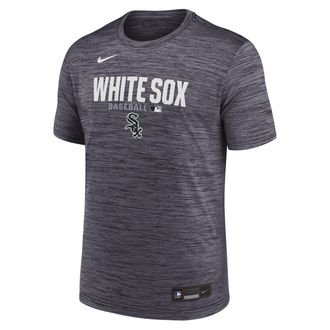 Nike Chicago White Sox Authentic Collection Nike Mens Dri-FIT MLB T-Shirt in Black | 02ER00ARX-RMG