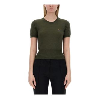Vivienne Westwood Dames, Tops, Groen, Maat: S Zijde