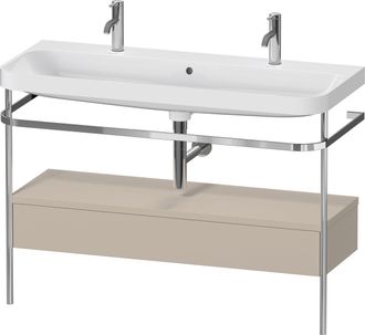 Duravit Set C-bonded Duravit Happy D.2 Plus Con Consola Met&aacute;lica Y Caj&oacute;n