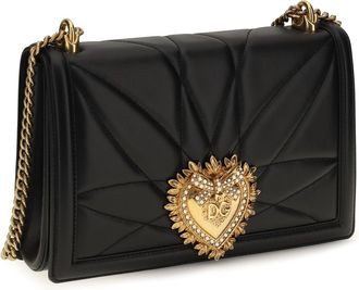 Dolce & Gabbana Devotion Shoulder Bag - Black