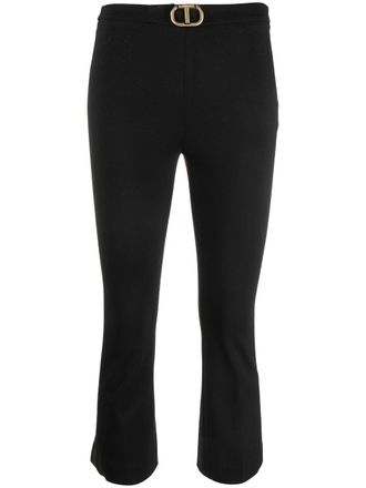 Twin-Set cropped tailored trousers - Black