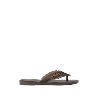 Ganni X Melissa Ruffled-strap Flip-flops