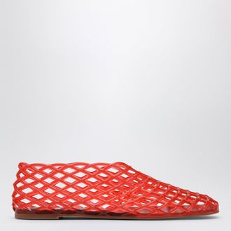 Senso Ballerine in gomma a rete rosse