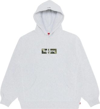 SUPREME Box Logo Hooded Sweatshirt Ash Grey FW23SW56-ASH-GREY