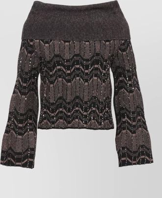 D.exterior geometric sequin maxi dress