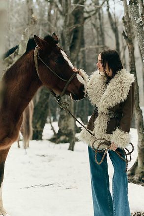 LE JEAN Joni High-Rise Flare Jeans