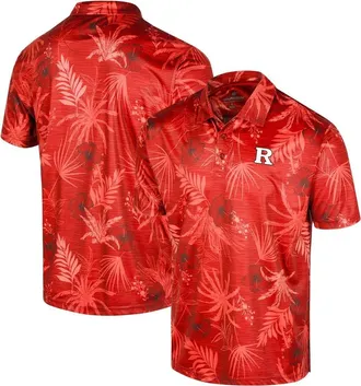 Colosseum Mens Colosseum Scarlet Rutgers Scarlet Knights Palms Team Polo at Nordstrom, Size Xxx-Large