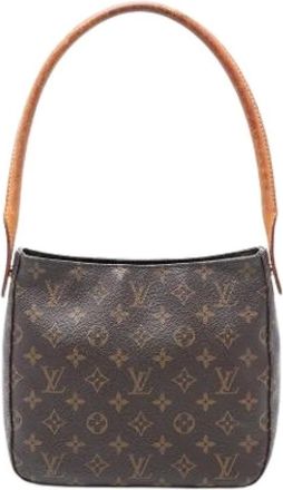 Louis Vuitton Pre-owned Shoulder Bags, female, Brown, Size: ONE SIZE Pre-owned The Looping MM