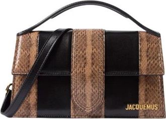 Jacquemus Le Grand Bambino - Dames - Handtassen - Zwart - ONE Size - Leer - Tassen