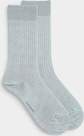 Bleuforêt Mens Solid lisle socks