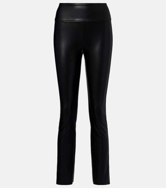 Wolford Edie coated cropped slim pants