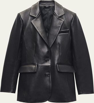 Rag & Bone Ash Leather Blazer