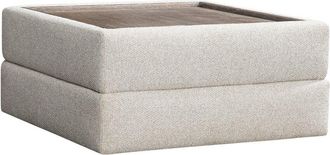 Bernhardt Vista Fabric Tray Ottoman