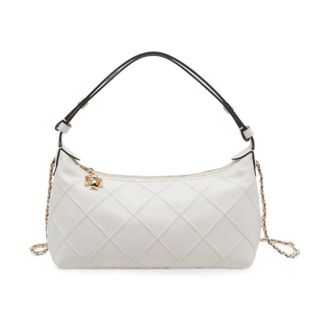 Tory Burch Fleming Leather Pouch - female - Tory Burch - Shoulder Bags - Beige - ONE SIZE - Bags