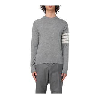 Thom Browne Heren, Truien, Grijs, Maat: S