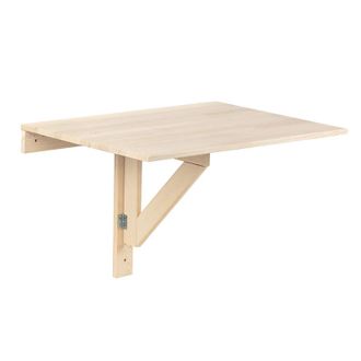 Astigarraga Astigarraga - Mesa Plegable De Pared En Madera Maciza Pino, 79,5x59 Cm