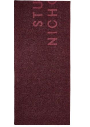 STUDIO NICHOLSON Pink and Purple Wool Scarf