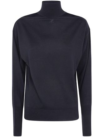 Courr&egrave;ges Maglione Cut Out Merinos Wool