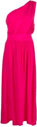 Pinko Pinko - Jurken > Dagjurken > Maxjurken - Dames - Maxi kleedjes - Roze - 2XL - Kleedjes