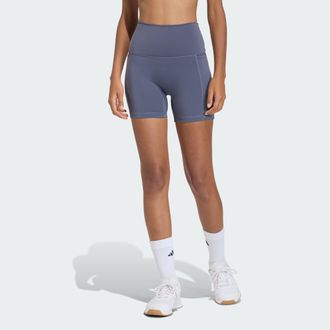 adidas Womens adidas 3 Stripes Studio All Me Booty Short Leggings