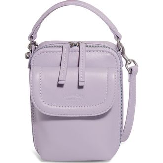 American Leather Co. Tribeca Leather Crossbody Bag in Dusty Lavender at Nordstrom Rack