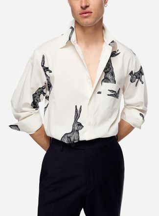 Paul Smith Mens Bunny print loose shirt