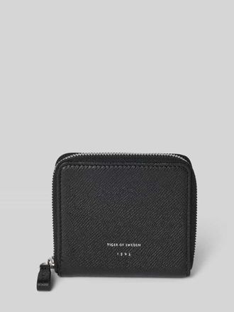 Tiger Of Sweden Portemonnaie mit Label-Print Modell WHALE in Black, Gr&ouml;&szlig;e 1