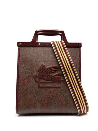 Etro Trotter shopper met paisley print - Rood