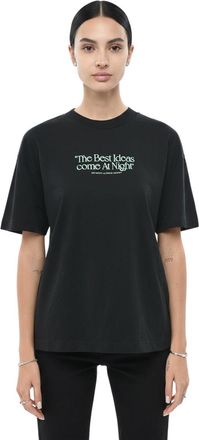 Off-white Black Graphic Crew Neck T-Shirt