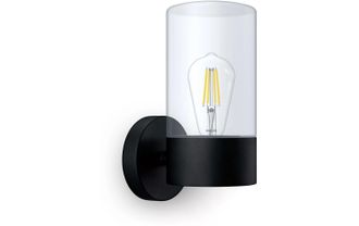 Philips Aussen-Wandleuchte »Flareon rund, max. 25W, exkl. LM, schwarz« E27