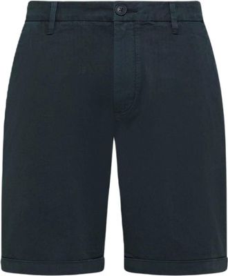 Sun 68 Heren, Korte broeken, Blauw, Maat: W33 Katoen