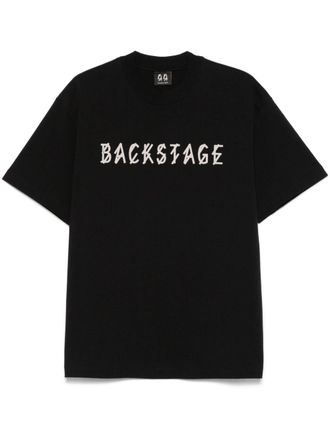 44 Label Group logo-print T-shirt - unisex - Cotton - XXXL - Black