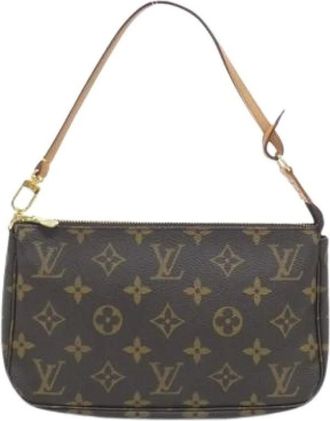 Louis Vuitton Pre-owned Mini Bags, female, Brown, Size: ONE SIZE Pre-owned Pochette