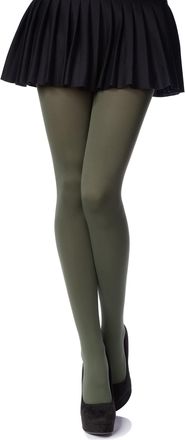 Romartex Opaque 100 Denier Tights, 23 Colours, Sizes S-XL, XL, khaki