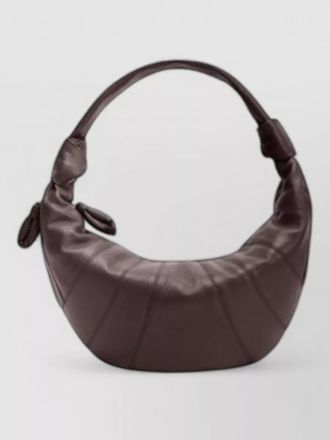 Christophe Lemaire leather fortune croissant shoulder bag