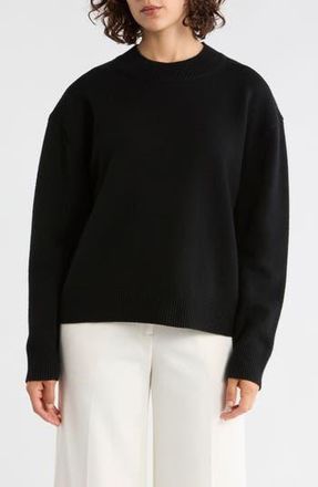 TWP Boy Cashmere Crewneck Sweater in Black at Nordstrom Rack, Size X-Small