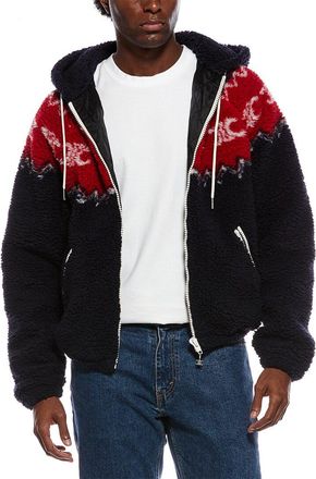 Celine Celine Logo Fleece Wool-Blend Jacket