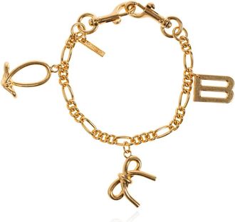 Balenciaga Bag Accessories, female, Yellow, Size: ONE SIZE Keychain Chain With Charms