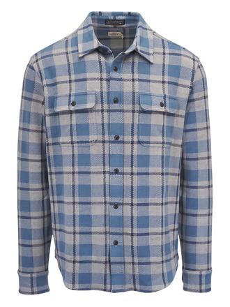 Faherty checked shirt - Blauw